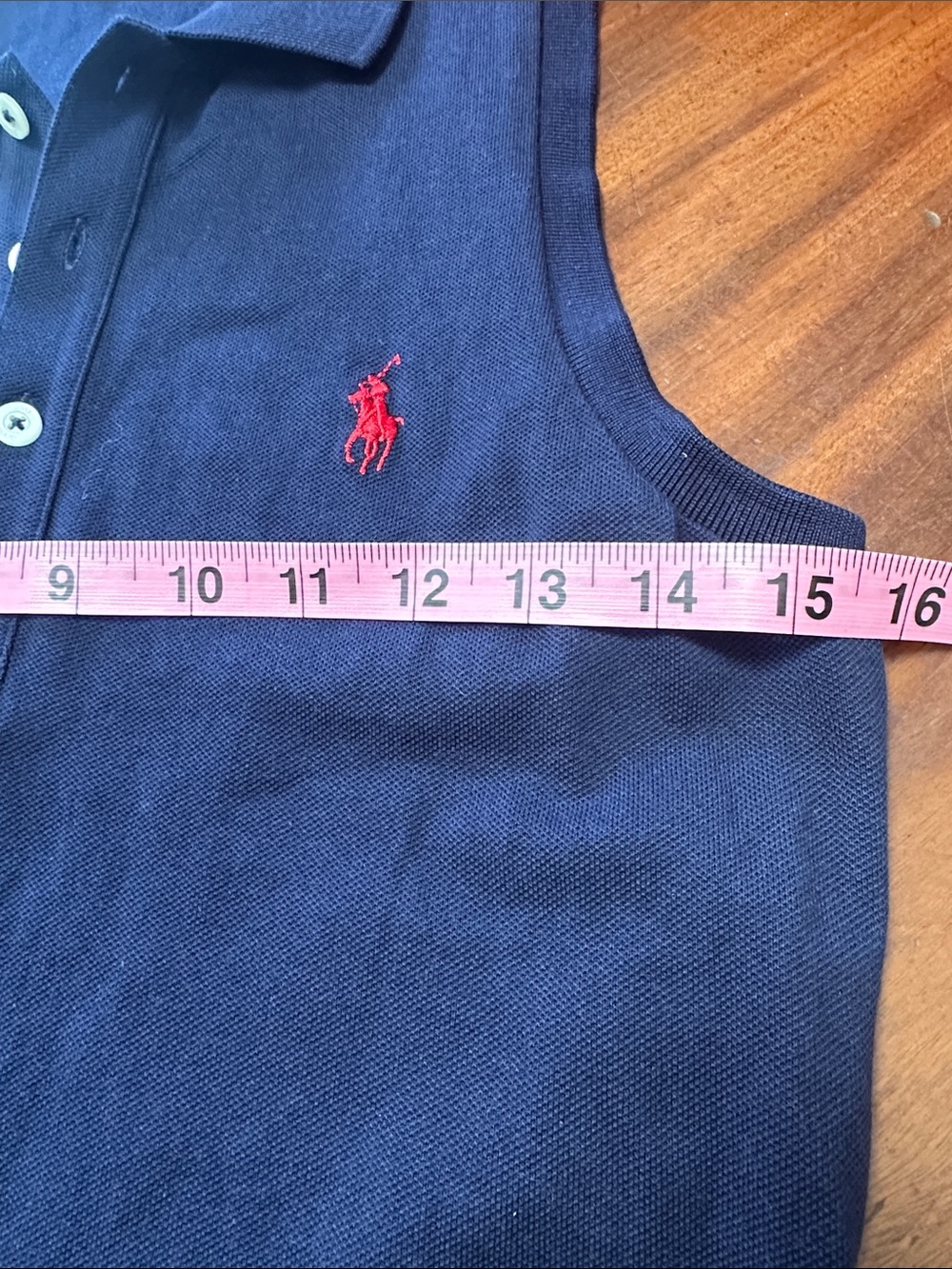Ralph Lauren Navy Golf Polo Top with Red Golf Skort - Picture 10 of 12